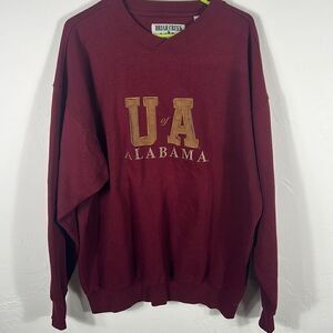 🔥🏈 True Vintage U-of-A  ALABAMA Crewneck Sweatshirt Heavy - Mens Sz XL - GUC